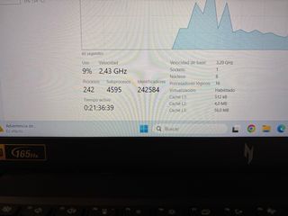 Portátil Gaming Negro