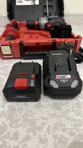 Taladro Percutor Parkside con Batería y Cargador