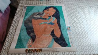 Cuadro Pocahontas Diamantes Habitación Infantil