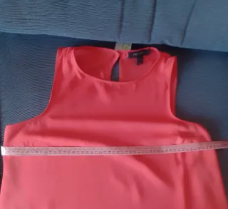 Camiseta sin mangas T40 color naranja