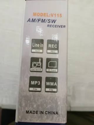 Radio Portátil Retekess V115 USB