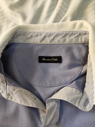 Polo algodón azul celeste XXL