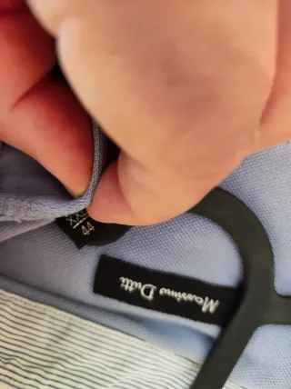 Polo algodón azul celeste XXL