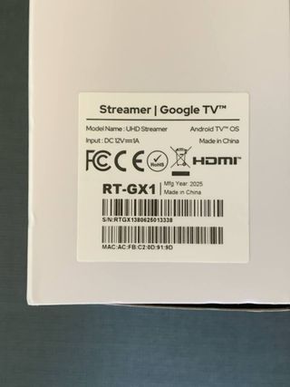 RockTek GX1. Android TV. Wifi 6. 4/32GB.