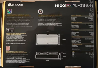 Corsair H100i RGB Platinum Dissipatore