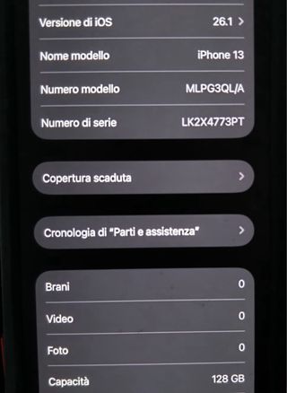 iPhone 13 128GB Bianco Ottime Condizioni