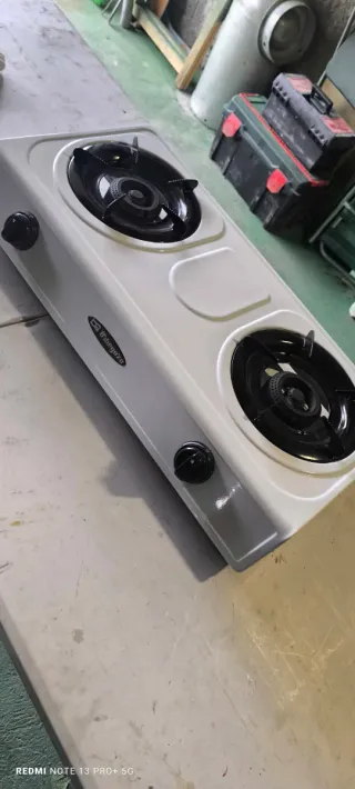Cocina de gas 2 fuegos
