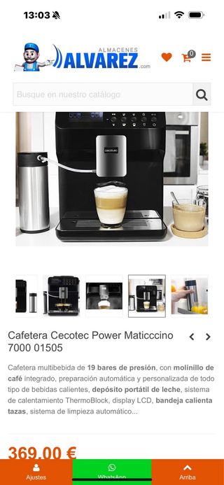 Cafetera Super Automática Cecotec