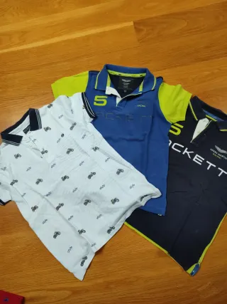 Lote 3 polos niño talla 8