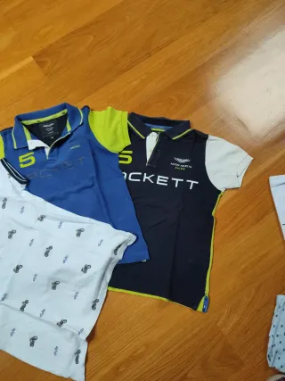 Lote 3 polos niño talla 8