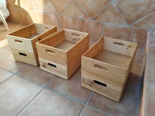 Cajas de madera para organizar