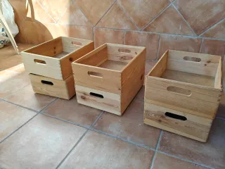 Cajas de madera para organizar