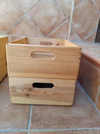 Cajas de madera para organizar