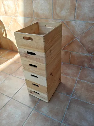Cajas de madera para organizar