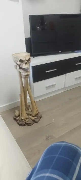 Cenicero Calavera Huesos