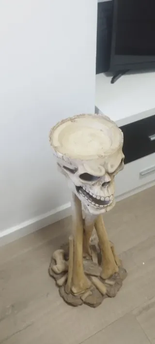 Cenicero Calavera Huesos