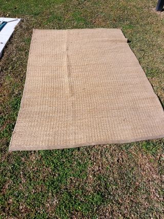 Alfombra de Yute Natural Beige/Marrón