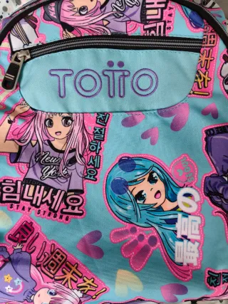 Mochila Totto Diseño Manga Anime