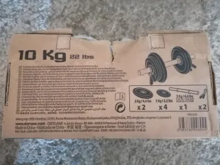 Mancuernas DOMYOS 10 Kg (22 lbs)