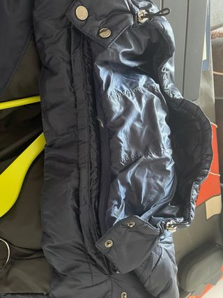 Plumífero largo Geox azul marino