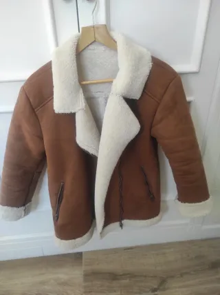 Chaqueta ante efecto borrego