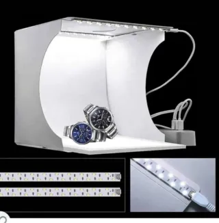 Box foto nuovo con luci LED inscatolato