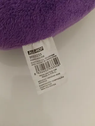 Almohada cuello de viaje morada YEAH!