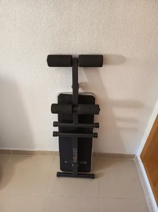 Banco de pesas para abdominales