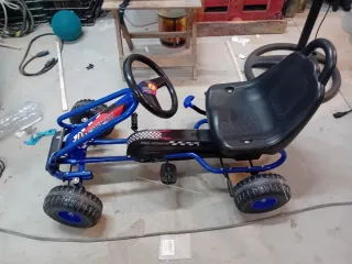 Triciclo infantil azul para niño