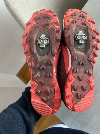 Zapatillas Rockrider MTB Rojas. Numero 43