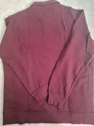 Jersey Cortefiel Granate Talla XL Manga Larga