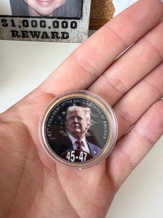 Moneda Donald Trump 45-47 Presidente USA president