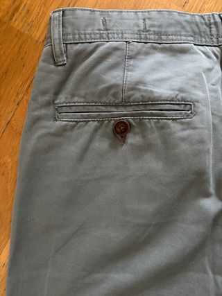 Pantalón Chino Gris Regular Fit