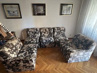 Conjunto 5 sillones modulares tela