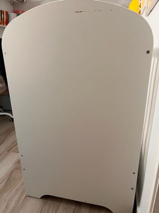 Cuna Gonatt Ikea, colchon y ropa de cama