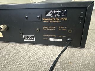 Pletina Nakamichi BX-100E