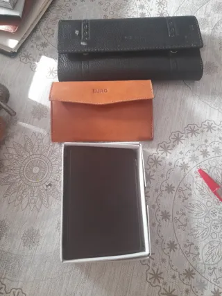 Lote Cartera, Agenda y Porta Joyas Vintage