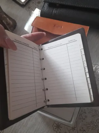 Lote Cartera, Agenda y Porta Joyas Vintage