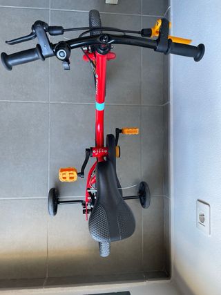 Bicicleta infantil roja BTWIN