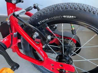 Bicicleta infantil roja BTWIN