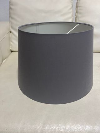 Tulipa de lámpara gris