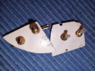 Pendientes de reno y bastones de caramelo