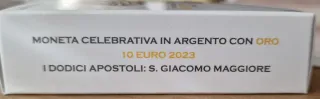 Moneda 10 Euros Vaticano 2023 Plata Oro