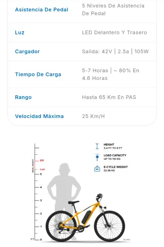 Bicicleta eléctrica E-Motorad T-Rex Air Nueva