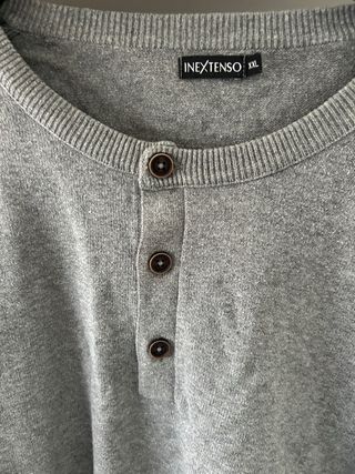 Jersey Hombre - Gris Talla XXL