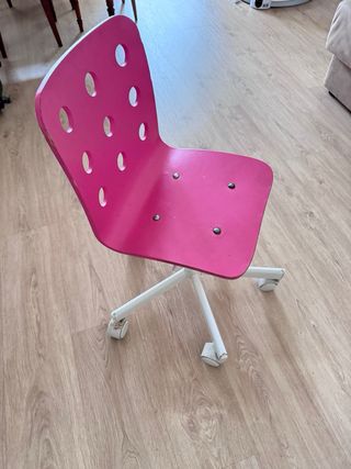 Silla de escritorio giratoria rosa