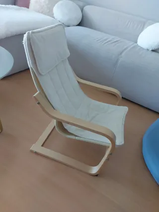 Silla mecedora infantil madera