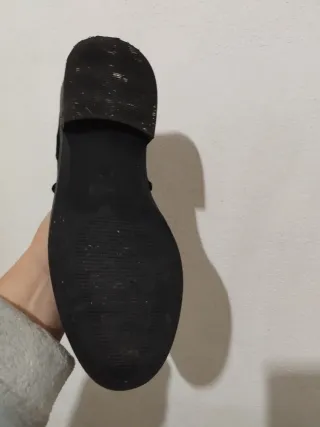 Botas pretas camurça em bom estado