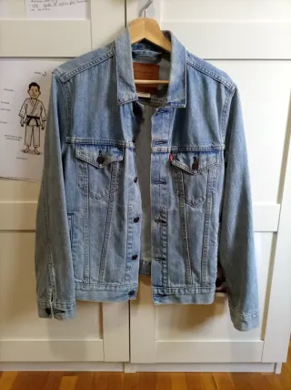Cazadora vaquera Levi's azul Talla S Hombre