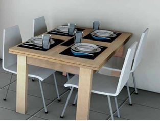 Mesa de comedor extensible